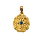 Conqueror’s Cross Constantinato Pendant with Eye – 14K Gold