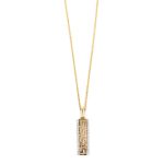 14k Gold Meandros Pendant - Image 4