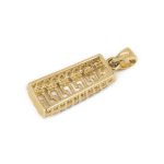 14k Gold Meandros Pendant - Image 3