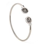 Cuff Βραχιόλι Νόμισμα Θεά Αθηνά - Ασήμι 925 - Image 3