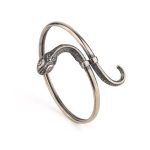 Βραχιόλι Cuff Φίδι - Ασήμι 925 - Image 4