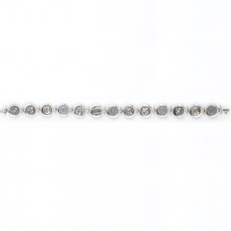 Ancient Greek Coin Link Bracelet