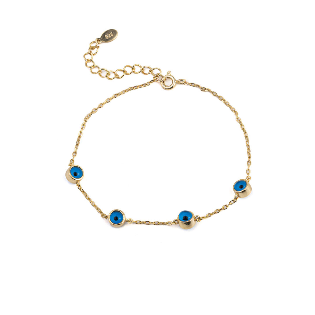 MI-BR-06863008-ZB041 Eyes Chain Bracelet