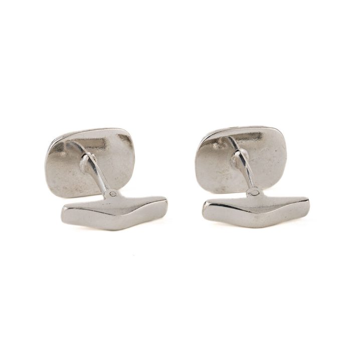 Blue Stone Cufflinks – 925 Sterling Silver - Image 3