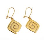Meander Greek Key - Dangling Earrings