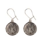 Goddess Athena Earrings - 925 Sterling Silver - Image 2