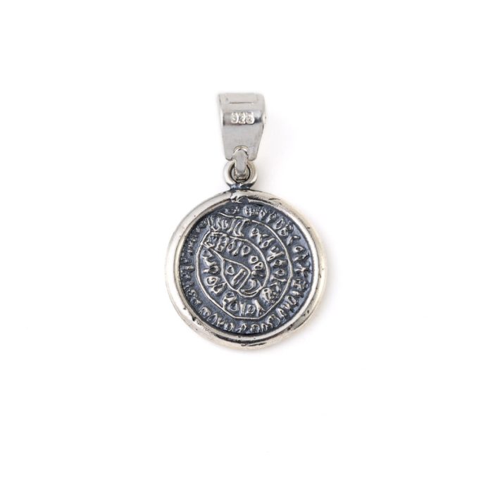 Phaistos Disc Pendant - Sterling Silver 925 - Image 2