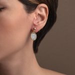 Minoan Phaistos Disc Earrings – Sterling Silver and Gold Plated - Image 2