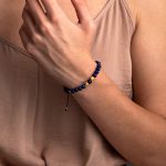 Star Bracelet with Lapis Lazuli – 925 Sterling Silver and Gold Plated - Image 2