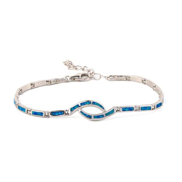 Opal Bracelet 925 Sterling Silver - Image 1