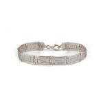 Greek Key Link Bracelet – 925 Sterling Silver - Image 5