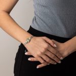 Βραχιόλι με Μαίανδρο και Θεά Αθηνά - Ασήμι 925 και Χρυσό 14Κ - Image 2