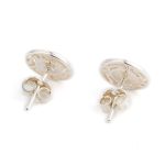 Meander Evil Eye Stud Earrings - 925 Sterling Silver - Image 3