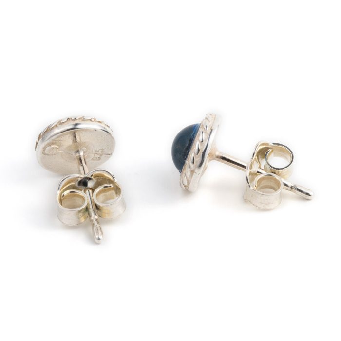 Evil Eye Stud Earrings - 925 Sterling Silver - Image 2