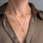 Olive Wreath Pendant - 14K Gold - Image 2
