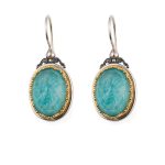 Gerochristo - Amazonite Earrings in Sterling Silver