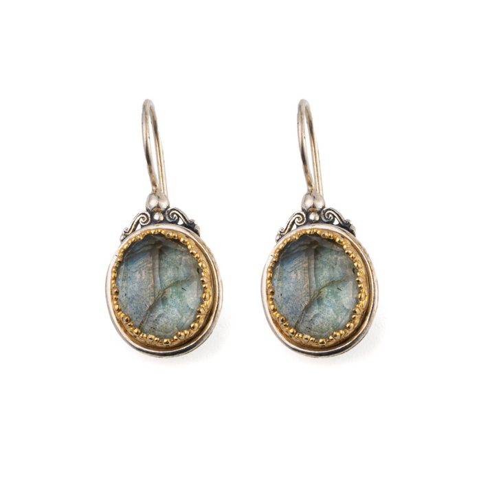Gerochristo - Labradorite Earrings in Sterling Silver - Image 1