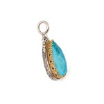 Gerochristo - Turquoise Pendant in Sterling Silver - Image 2