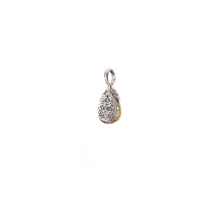 Gerochristo - Iris pendant with Gemstones - Image 5