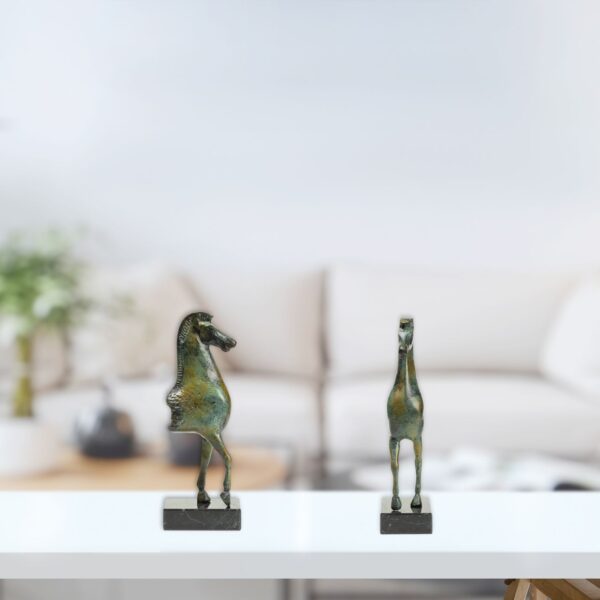 Acropolis horse - Symbol of Wealth and Prosperity - Bronze Sculpture - Image 2