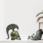 Spartan Helmet - Bronze Sculpture - Image 2