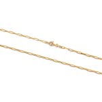 Αλυσίδα Paperclip 50 cm – Eπιχρυσωμένo Ασήμι 925