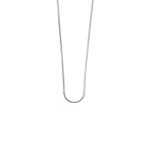 Ασήμι 925 Αλυσίδα Round Snake 50 cm - Image 2