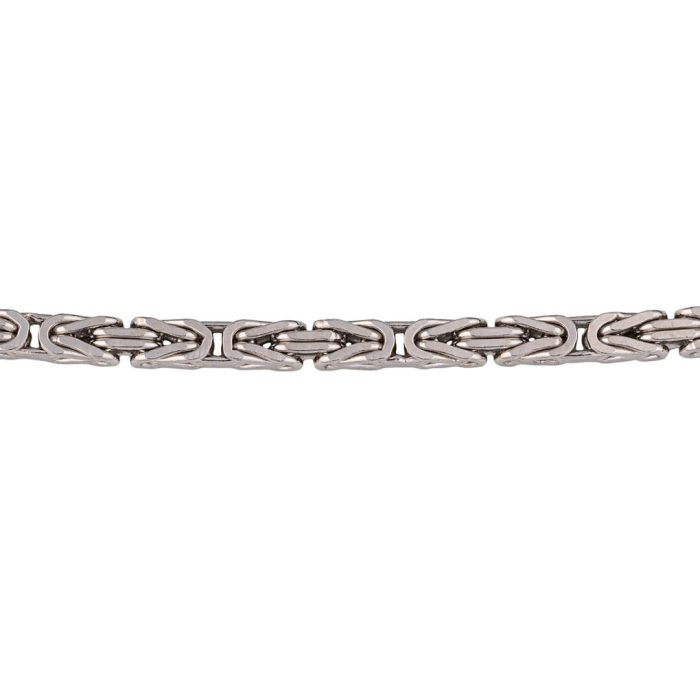 Ασήμι 925 Αλυσίδα Βυζαντινή 55cm - Image 3