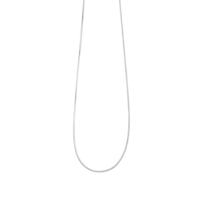 14k White Gold Snake Chain - 45 cm - Image 2