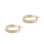 Greca Hoop Earrings - Gold 14K - Image 3