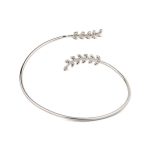 Βραχιόλι Bangle Ελιά με Ζιργκόν - Ασήμι 925 - Image 3