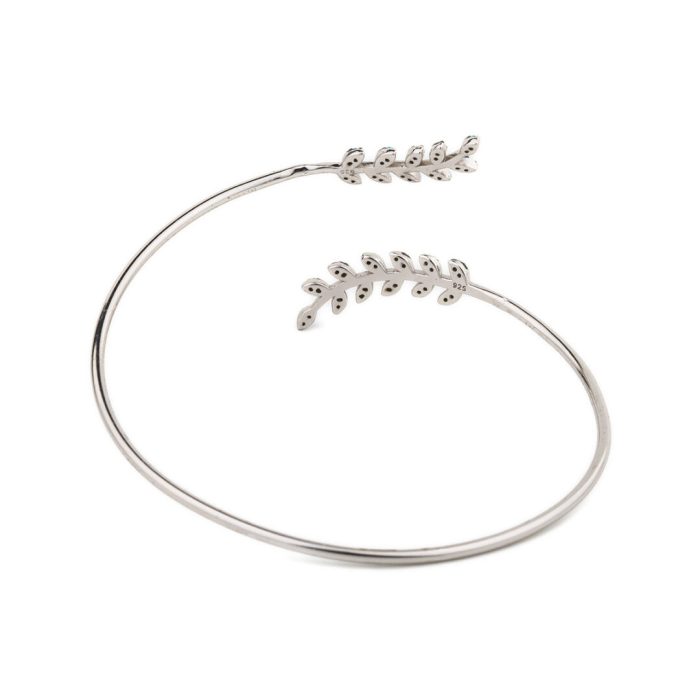 Βραχιόλι Bangle Ελιά με Τιρκουάζ - Ασήμι 925 - Image 3