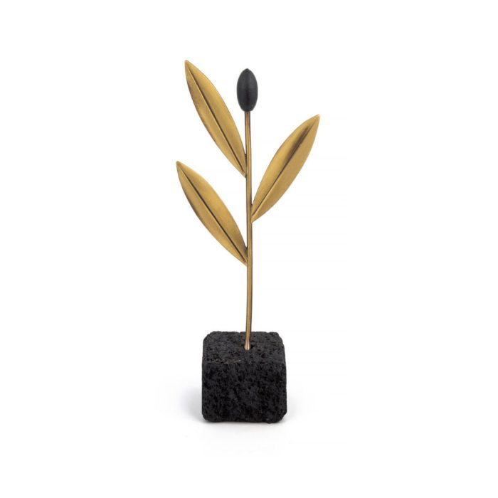 Κλαδί Ελιάς - Χάλκινο 10cm X 4cm - Image 1