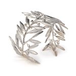 Ancient Greek bracelet with olive leaves - Sterling Silver - Image 2