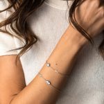 Eye Bracelet in 9K Gold with Cross - Image 2