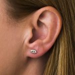Tiny Eye Stud Earrings – 925 Sterling Silver - Image 2