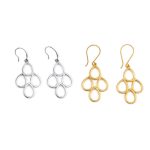 Circle of Life Dangle Earrings in Sterling Silver - Image 4