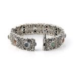 Βυζαντινό Βραχιόλι με Πέτρες Ασήμι 925 - Yianni Jewelry - Image 2