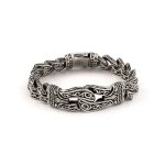 Hercules Knot Link Bracelet Sterling Silver 925 - Yianni Jewelry
