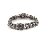 Hercules Knot Link Bracelet Sterling Silver 925 - Yianni Jewelry - Image 3