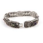 Βυζαντινό Βραχιόλι με Πέτρες Ασήμι 925 - Yianni Jewelry - Image 3