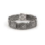 Βυζαντινό Βραχιόλι με Σταυρούς Ασήμι 925 - Yianni Jewelry