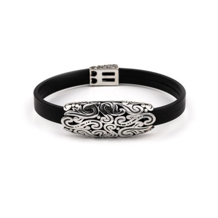 Βυζαντινό Βραχιόλι Floral Ασήμι 925 - Yianni Jewelry