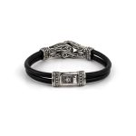 Hercules Leather Bracelet – Sterling Silver Yianni Jewelry - Image 6