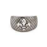 Βυζαντινό Βραχιόλι Fleur De Lis Ασήμι 925 - Yianni Jewelry
