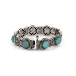 Βυζαντινό Βραχιόλι με Αμαζονίτη Ασήμι 925 - Yianni Jewelry - Image 2