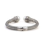 Byzantine Mother of Pearl Bracelet - Sterling Silver - Image 4