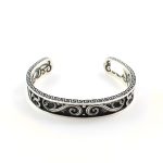 Βυζαντινό Βραχιόλι Cuff – Ασήμι 925 Κοσμήματα Yianni - Image 3