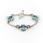 Βυζαντινό Βραχιόλι με Μάτι – Ασήμι 925 Yianni Jewelry