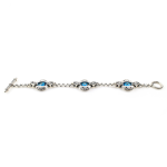 Βυζαντινό Βραχιόλι με Μάτι – Ασήμι 925 Yianni Jewelry - Image 2